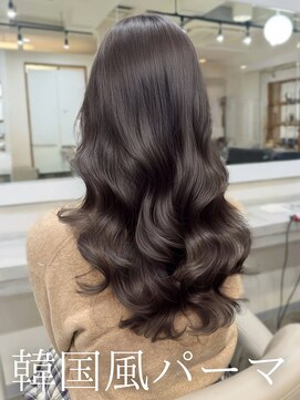 アミー 池袋(Ammy) himeri/韓国風パーマ/コテ巻き風パーマ/レイヤーカット/池袋