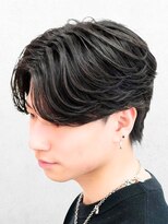 ビカムメンズヘアー 栄店(become men's hair)&nbsp;曲がるメンズ縮毛矯正×毛流れセンターパート/名古屋/名駅