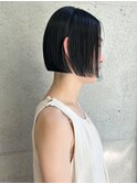 【sayaca】切りっぱなしボブ縮毛矯正酸性ストレート