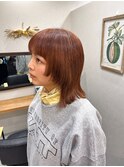 オレンジブラウン×レイヤー
