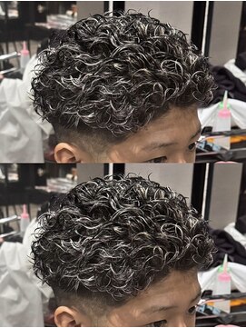 カルロイースタイル(CARLO e-style) 極道パーマ/刈り上げ／短髪／メンズ