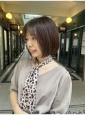 大人ボブ_前下がりボブ_ワンカールボブ