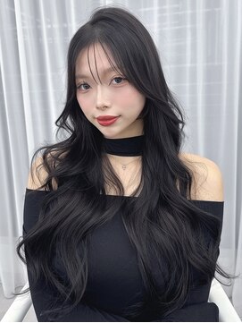 アマトウキョウスマートサロン(AMA TOKYO×Smart Salon) 韓国ヘア　2wayバング  レイヤーカット くびれヘア  顔周り