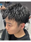 スパイキーショートメンズカット短髪