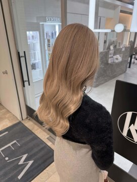 レム 仙台店(L.E.M) 美髪ピンクベージュ