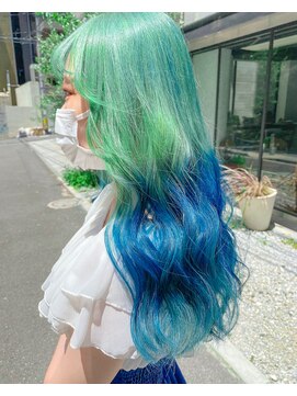 グラデーションカラー/ハイトーンカラー/ブリーチカラー/ロング