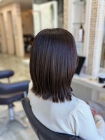 スタイルインデックス 新大塚店(STYLE INDEX) イノアカラー × ぱっつん外はねスタイル