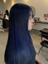 ラック 津田沼(LUCK)&nbsp;ブルー/津田沼/韓国ボブ/ケアブリーチ/似合わせカット