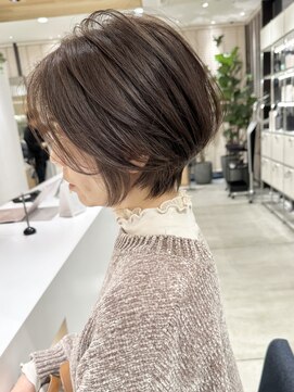 stair : case ginza7【ステアケース】 大人かわいいミセスショート　丸みショート耳かけ