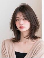 ケイバイミシェリー(kei by misherry)&nbsp;全席完全個室/池袋西口/ミントグレージュ/結べるくびれボブ