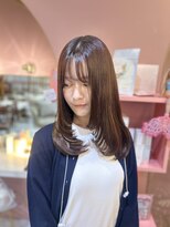 フィッシュ(fish) shiira☆ミ マロンブラウン×レイヤーカット