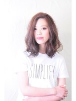 サーティーン(THIRTEEN) ☆大人可愛いくせ毛風ミディアムボブ&ローライト☆