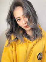 シエル 岡山店(CIEL) レイヤーカット　アッシュグレージュ