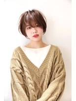 ヘアメイク シュシュ(Hair make chou chou) 大人かわいい小顔ハイライトカラーオリーブカラー20代30代