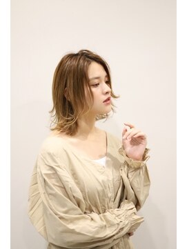 リノナ(Linona) 外ハネリラクシーボブ20代30代40代☆シアベージュ Linona