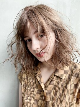 アイティー バイ アルバム 浦和店(IT by ALBUM) ふわふわウェーブ_オリーブカラー_47790