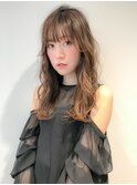 【遠藤】ゆるウェーブシースルーバング韓国風オルチャン20代30代