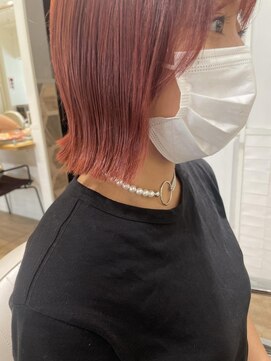 ネオリーブ チロル 横浜西口店(Neolive CiroL.) 切りっぱなしボブ　韓国ヘア