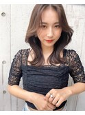 韓国風ヘア/エギョモリ/マットブラウン