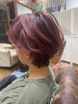 ヘアサロン アティリー(Hair Salon Attirer) ショートバレイヤージュ　　【Attirer  飯田裕之】