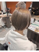 アヴァンス 和泉中央店(AVANCE)&nbsp;ショートボブ×髪質改善カラー×艶ベージュ