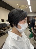 大人ショートボブ