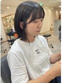 小顔効果抜群の前髪♪