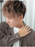 外国人風グラデーションツイスパでエアー感マッシュC上尾