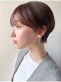 グレージュ×コンパクトショート20代30代40代