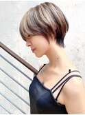 【Say.岩井】くびれショート×ハイライト×前髪長め