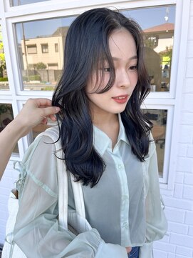 シェノン 夙川(CHAINON) 前髪/アンブレラカラー/こなれミディ/イメチェン/韓国ヘア