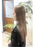 カット＋ケアブリーチ＋ケアカラー＋美髪トリートメント　￥25850→￥23980