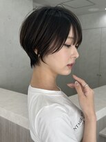 前髪ありショート40代50代　#1［#渋谷駅 #髪質改善 #ショート］