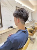 ツーブロックショート×緩めスパイラルパーマ＊
