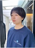 就活ショート　艶髪　京都美容室　進詩織