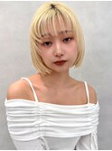 レイヤーロング/ヘルシースタイル/韓国ヘア/ベビーピンク/新宿