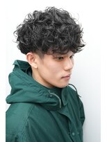 モリゲン フェローシップ レグ(MORIGEN fellowship REGU)&nbsp;メンズカット韓国マッシュスペインカールブルーブラック0401