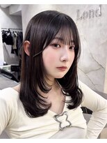 ロンドアヴァントゥス 池袋(Lond aventus)&nbsp;韓国レイヤー/韓国風/ボブ/髪質改善/黒髪/ブリーチなし〔池袋〕