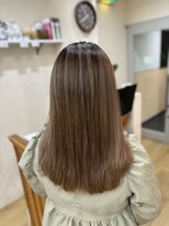 ミラシィ 成田(Mirashy)&nbsp;ハイライトカラーミルクティーベージュレイヤーカット