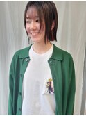 切りっぱなしイヤリングカラー★