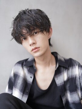 ニコ トウキョウ ロジック(nico TOKYO Logic) シャドウパーマスパイラルパーマメンズマッシュウルフ