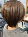 ラポールヘア イオン東長崎店&nbsp;耳かけショートは少し巻くだけで柔らかいスタイルに