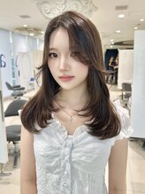 エアー 青山(AIR) レイヤーカットハッシュカットアッシュブラウン