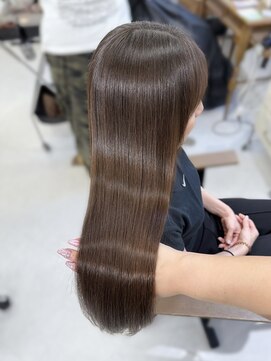 ハピネス 梅田茶屋町店(HAPPINESS) 韓国風/レイヤーカット/顔周り/顔まわり/髪質改善/ベージュ