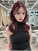 ブリーチなしダブルカラー/韓国ボブ/縮毛矯正/髪質改善/学割U24