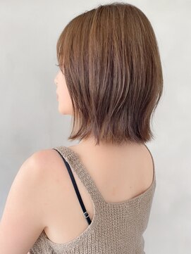 リヤン 表参道(lyann) モテ髪シースルーバングエアリーカール暗めカラー#538f1004