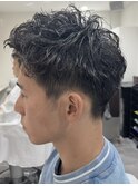 フェザーパーマ/ニュアンスパーマ/韓国マッシュ/錦糸町駅/men's