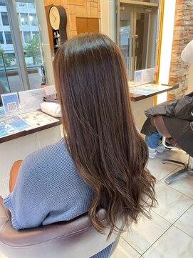 ルページ 千葉(lpage) 髪質改善/顔周りレイヤーカット/グレージュ[千葉/千葉駅]