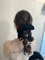 アルジャーノン グリーン(ALGERNON GREEN)&nbsp;結婚式　ヘアセット　ヘアアレンジ　あみおろし【高木】