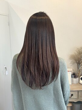 ロッカ(ROCCA) オリーブグレー手触り重視の美髪ロング